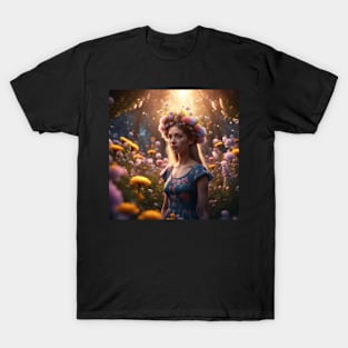 Happy Young Adults Enjoying Nature's Beauty T-Shirt